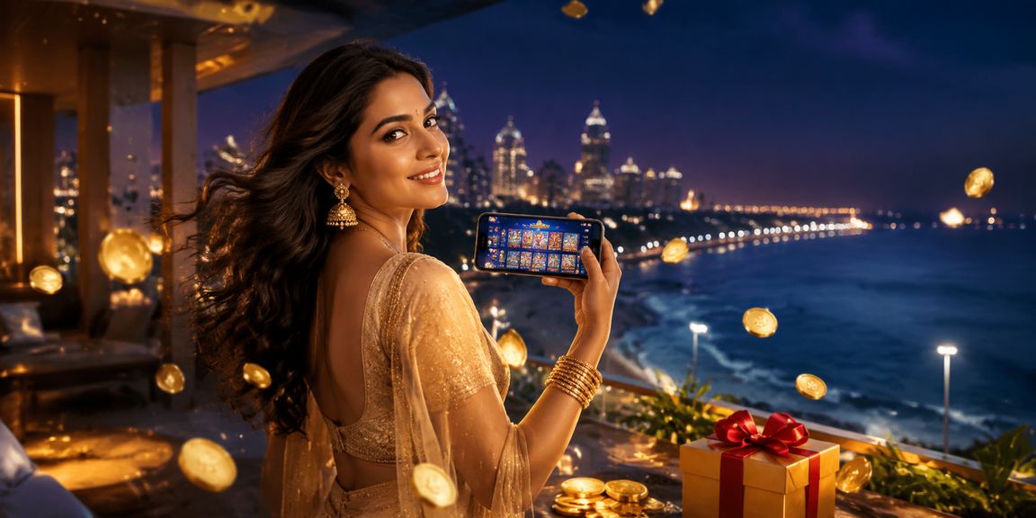 Young Indian player enjoying mobile casino entertainment